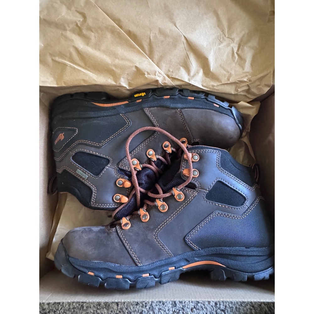 Danner Men's Vicious 4.5" Waterproof Boots Brown/Orange 9 NEW MSRP $220